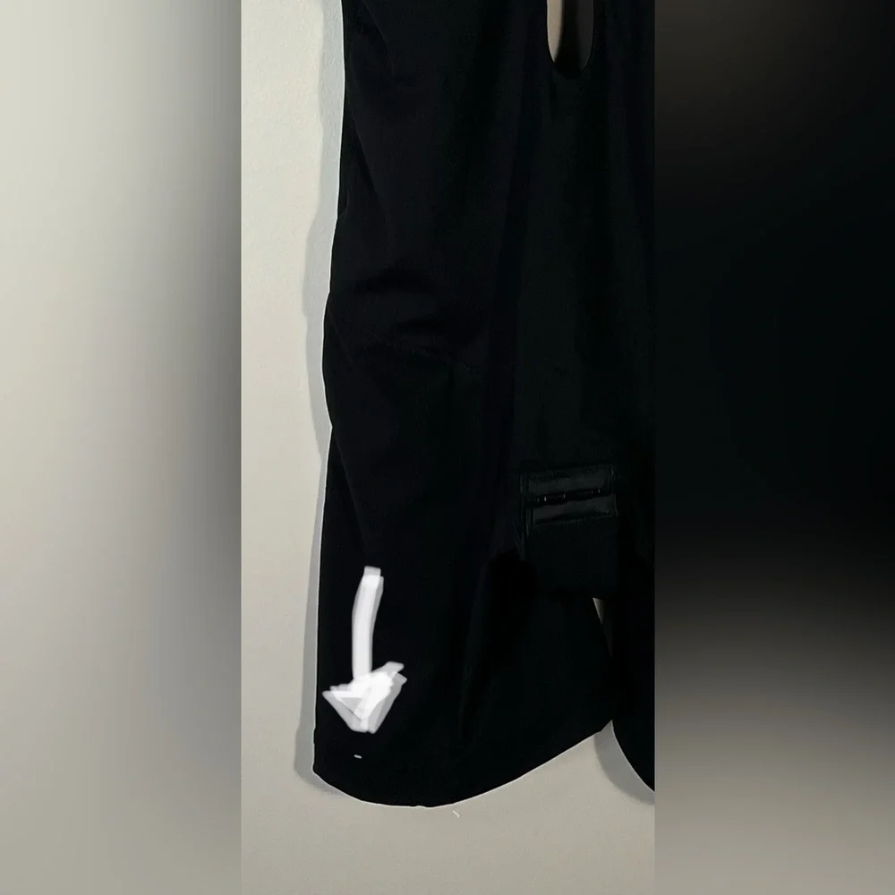 Slimers Black Backless Shapewear Strapless Bodysuit Low Back Plunge Bra Small - Picture 9 of 9